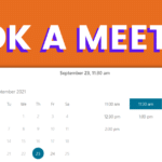 New: schedule a meeting with the Customer Care team